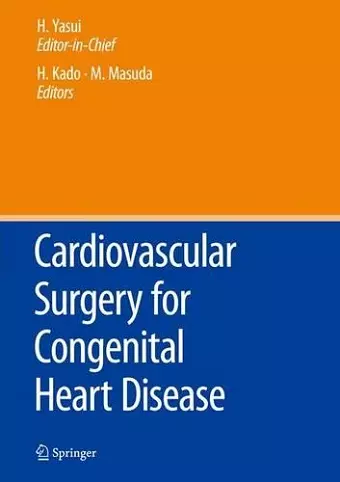 Cardiovascular Surgery for Congenital Heart Disease cover