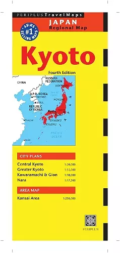 Kyoto Travel Map Fourth Edition cover