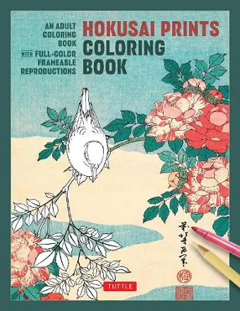 Hokusai Prints Coloring Book cover