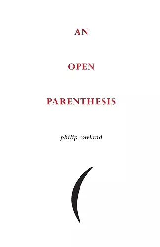 An Open Parenthesis cover