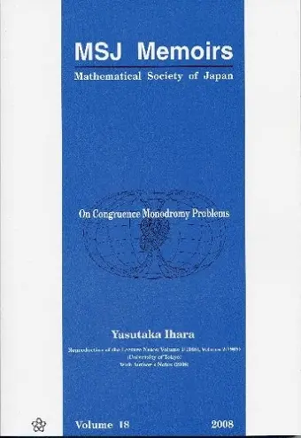 On Congruence Monodromy Problems cover