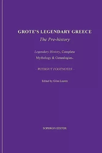 Grote's Legendary Greece cover