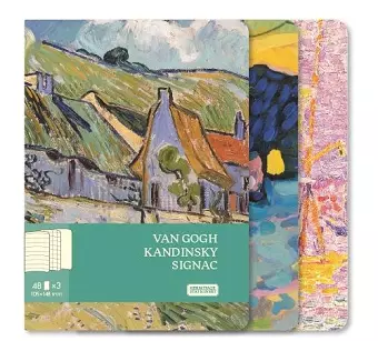 Notebooks van Gogh, Kandinsky, Signac (Set of 3, Large) cover