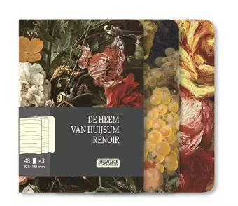 Notebooks de Heem, van Huijsum, Renoir (Set of 3, Small) cover