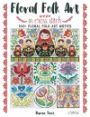 Floral Folk Art in Cross Stitch cover