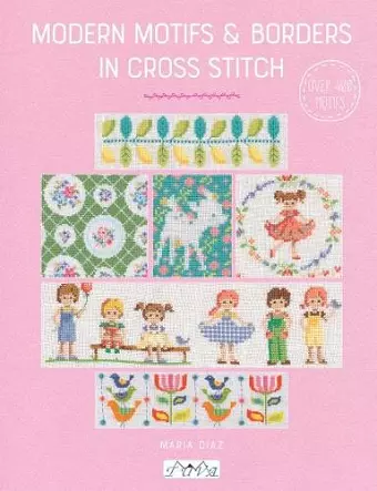 Modern Motifs & Borders in Cross Stitch cover