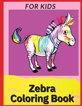 Zebra Coloring Book For Kids cover