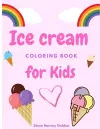 Ice cream coloring book for Kids cover