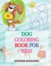 Dog coloring book for kids cover