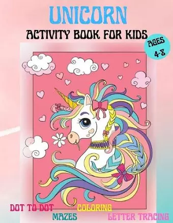 Amazing Unicorns Activity Book for kids cover