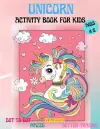 Amazing Unicorns Activity Book for kids cover