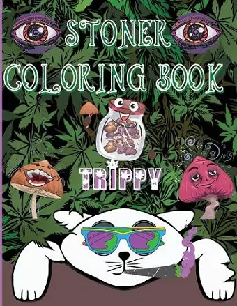 Stoner Coloring Book Trippy cover