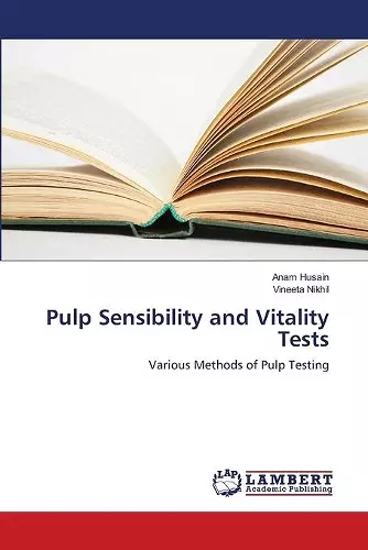 Pulp Sensibility and Vitality Tests cover