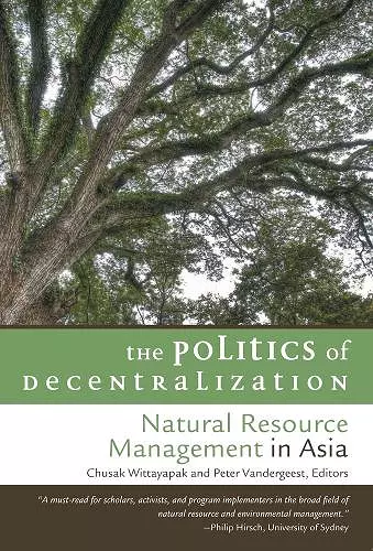 The Politics of Decentralization cover