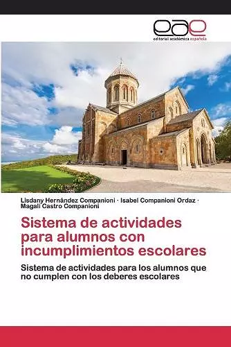 Sistema de actividades para alumnos con incumplimientos escolares cover