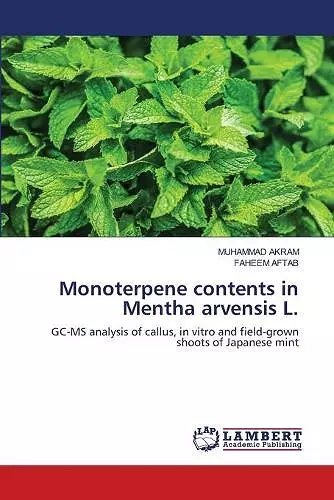 Monoterpene contents in Mentha arvensis L. cover