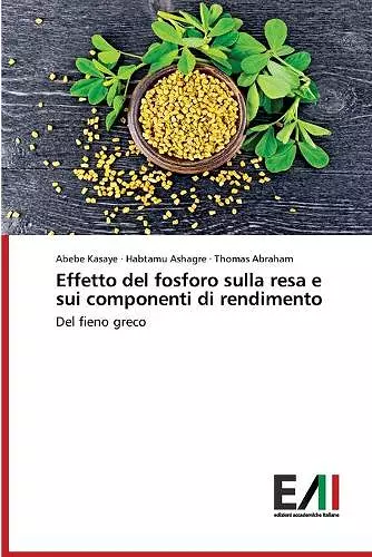 Effetto del fosforo sulla resa e sui componenti di rendimento cover