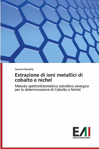 Estrazione di ioni metallici di cobalto e nichel cover