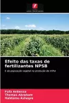 Efeito das taxas de fertilizantes NPSB cover