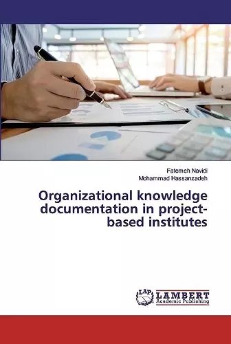 Organizational knowledge documentation in project-based institutes cover