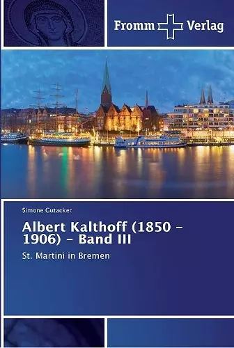 Albert Kalthoff (1850 -1906) - Band III cover