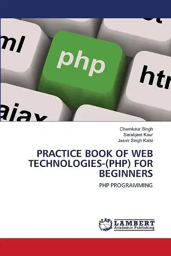 Practice Book of Web Technologies-(Php) for Beginners cover