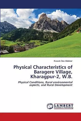 Physical Characteristics of Baragere Village, Kharagpur-2, W.B. cover