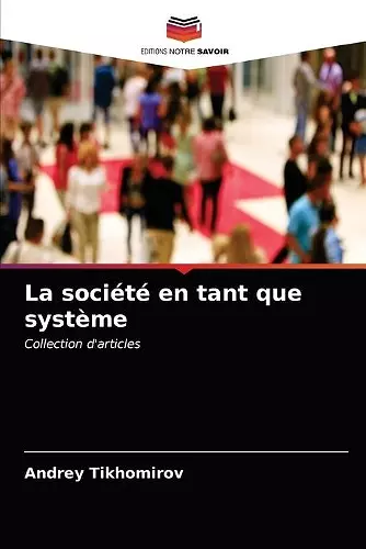 La société en tant que système cover