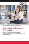 Sistema de actividades de Español cover