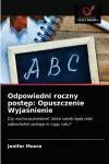 Odpowiedni roczny postęp cover