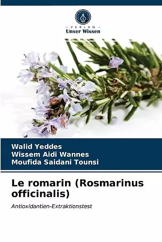 Le romarin (Rosmarinus officinalis) cover