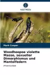 Woodhoopoe violette Masse, sexueller Dimorphismus und Mantelfedern cover