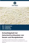 Schwefelgehalt bei Zwischenfruchtsystem von Sesam und Mungobohnen cover