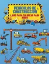 Vehículos de Construcción Libro de Colorear para Niños cover