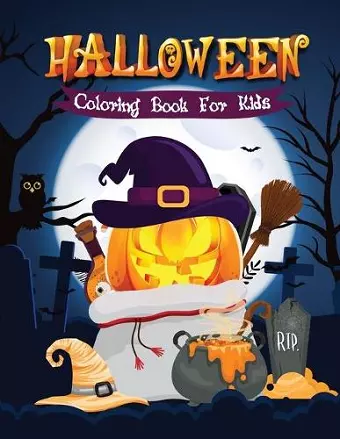 Halloween Coloring Book for Kids cover