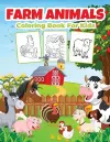 Farm Animals Coloring Book for Kids cover