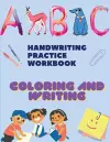 Handwriting Practice Workbook, Coloring and tracing Books cover