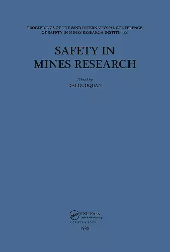 Safety in Mines Research cover