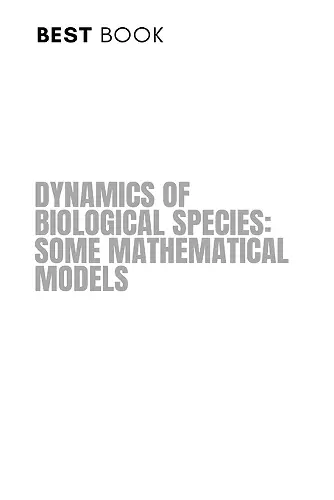 Dynamics of Biological Species cover