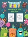 Monster Party Malbuch für Kinder cover