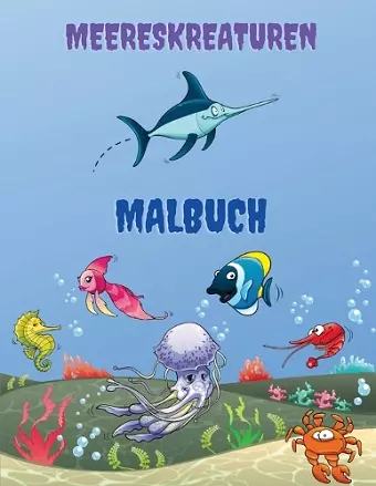 Meereskreaturen Malbuch cover