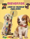 Cachorros Libro de Colorear para Niños cover