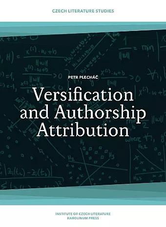 Versification and Authorship Attribution cover