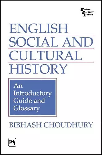 English Social And Cultural History cover