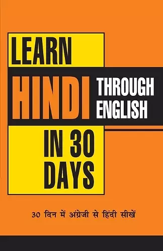 Learn Hindi in 30 Days Through English cover