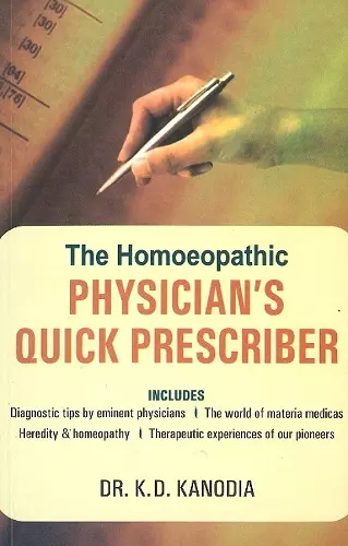 Homeopathic Physician's Quick Prescriber cover