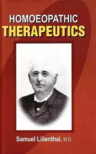 Homoeopathic Therapeutics cover