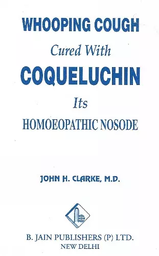 Whooping Cough Cure with Coqueluchin cover