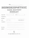 Homeopathic Case History Booklet cover