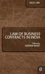 Law of Business Contracts in India cover